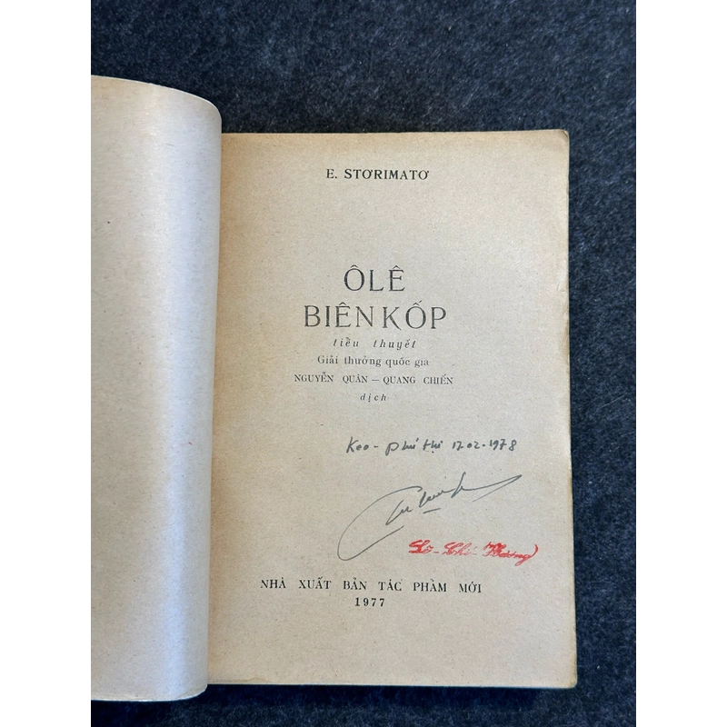 Ôlê Biênkôp – Tiểu Thuyết 489335