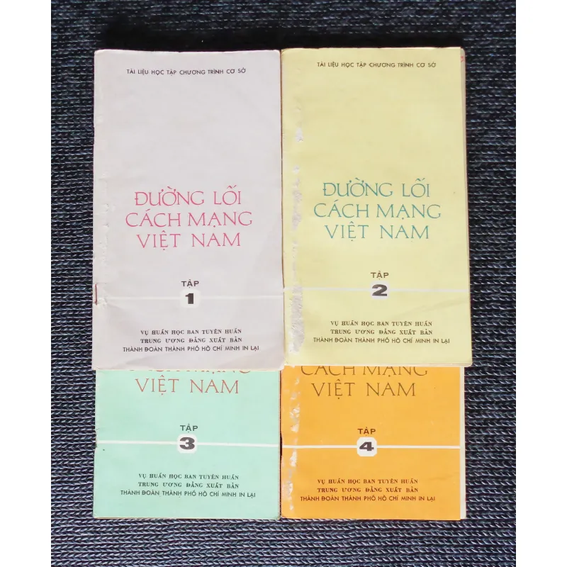 Lô 04 cuốn Đường lối Cách mạng Việt Nam (Tập 1+2+3+4) 562718
