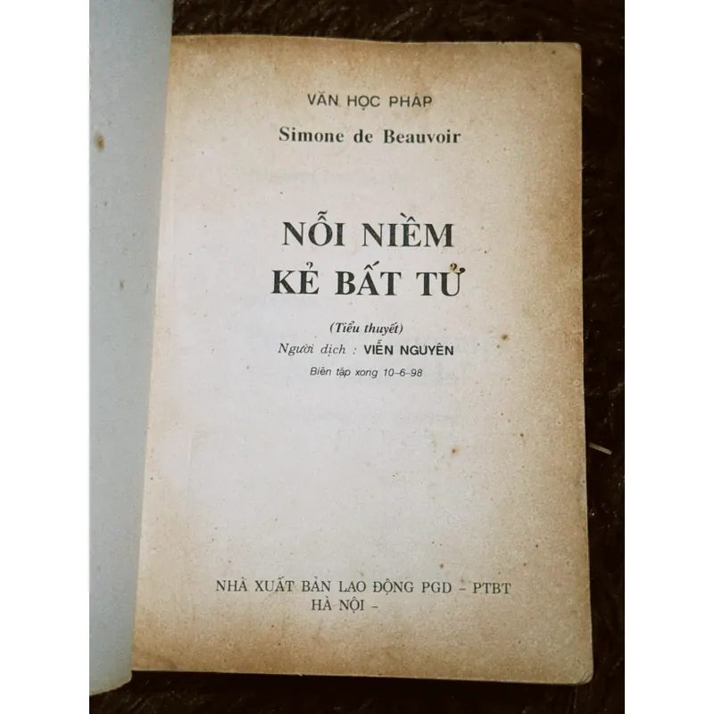 Simone de beauvoir - Nỗi niềm kẻ bất tử  698387