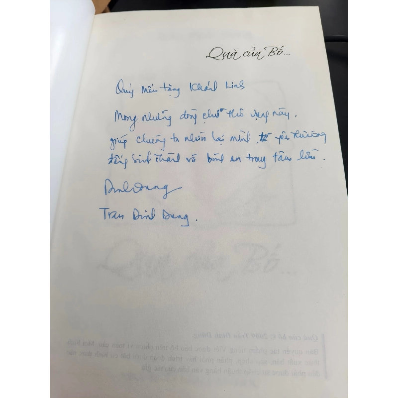 Quà Của Bố - Trần Đình Dũng 126942