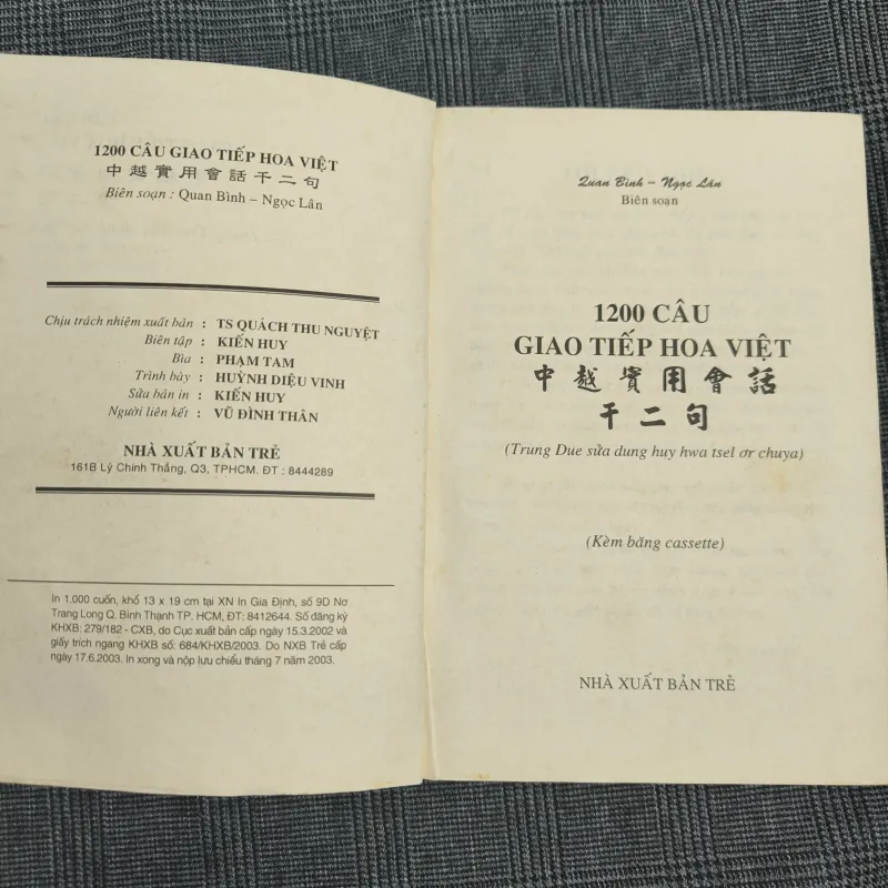 1200 câu giao tiếp Hoa-Việt - Quan Bình & Ngọc Lân (biên soạn) 606340