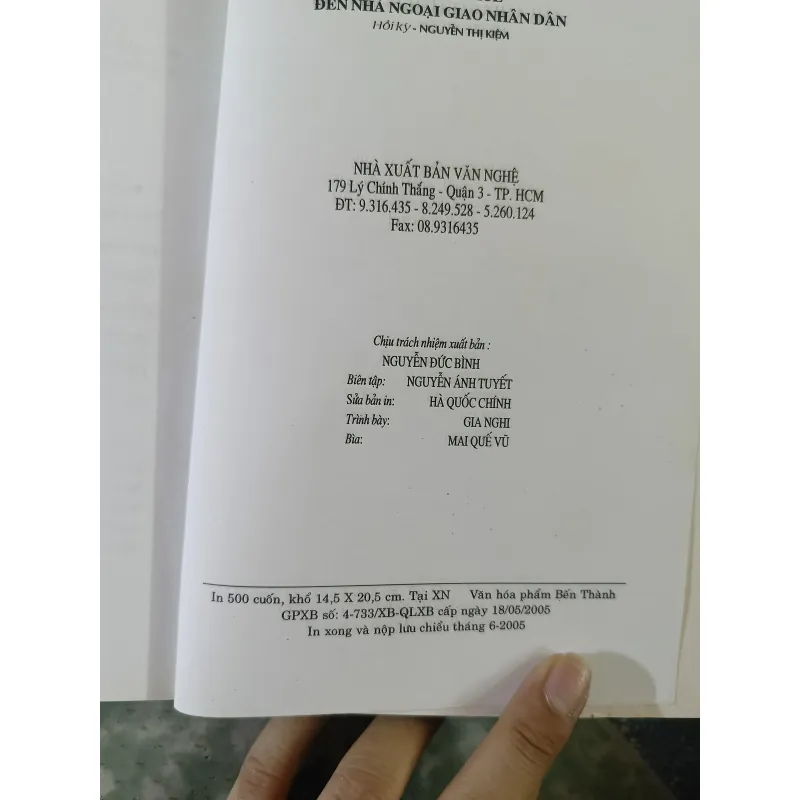 Từ nữ sinh Huế đến nhà ngoại giao nhân dân - Nguyễn Thị Kiệm 781959