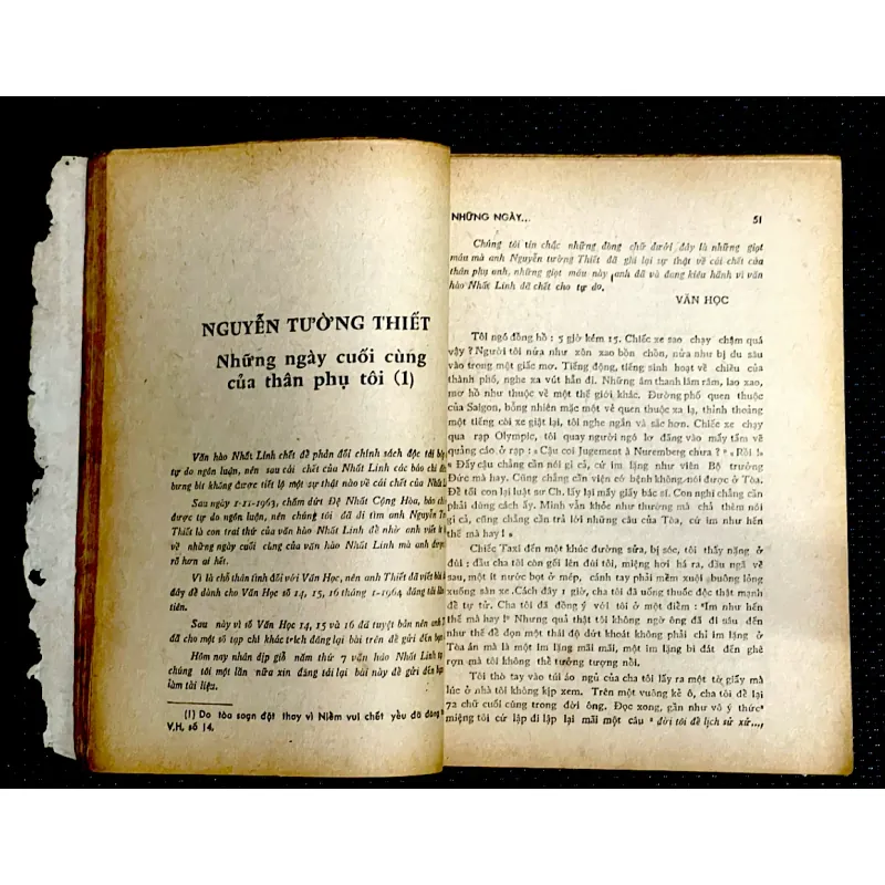 HỒ SƠ CÁI CHẾT NHẤT LINH- Tạp chí Văn Học số 109 miền Nam VN trước 1975 1013704