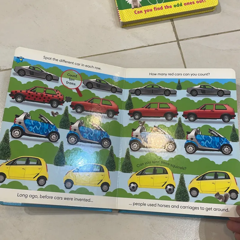 NGOẠI VĂN - tiếng anh trẻ em nxb DK nổi tiếng : Spot the Difference THINGS THAT GO  1027815