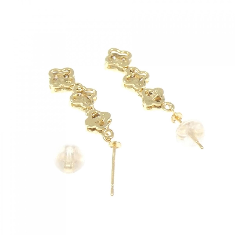 K18YG Bông tai Hoa Kim cương 0.60CT - Hàng hiệu Chính hãng 868073