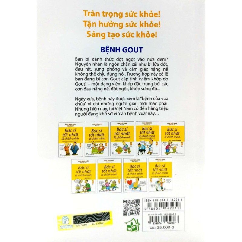 Bác Sĩ Tốt Nhất Là Chính Mình - Tập 6: Bệnh Gout - Nhiều Tác Giả 147567