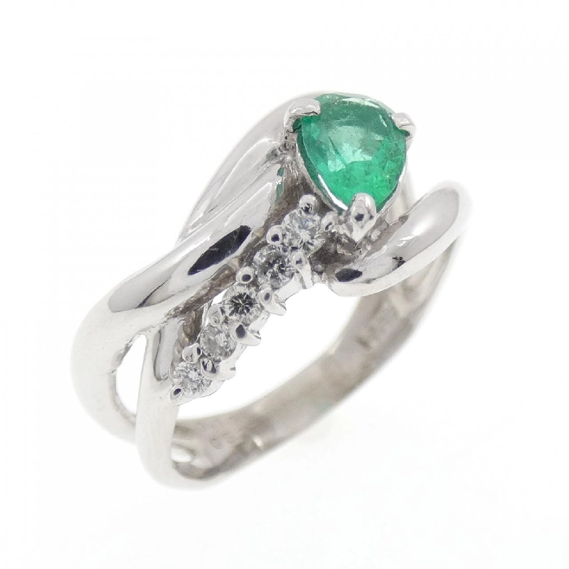 Nhẫn Emerald PT900 0.52CT - Hàng hiệu Chính hãng 847316