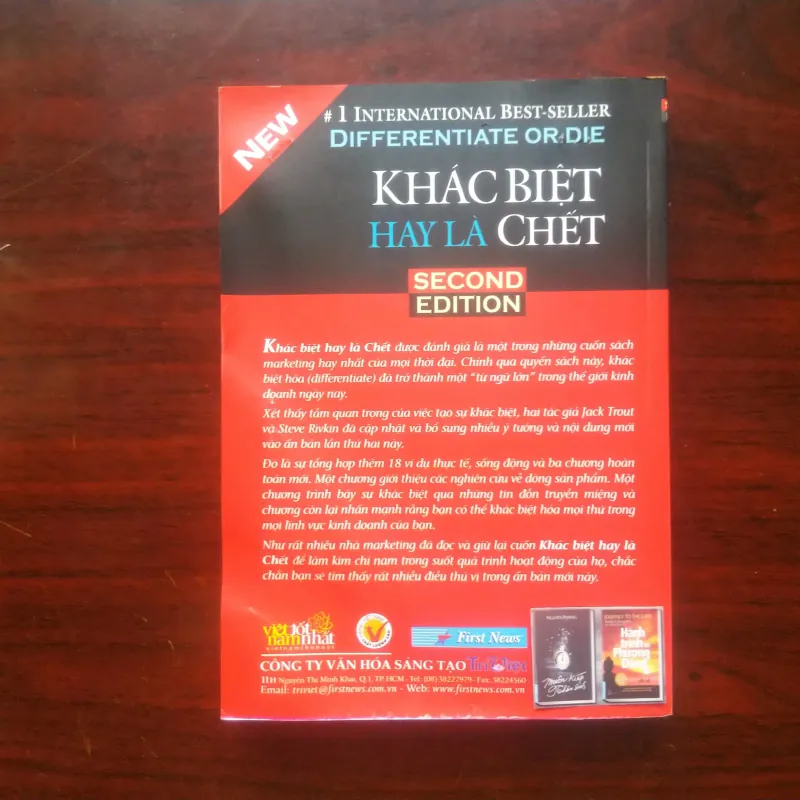 [Sách Marketing] Khác Biệt Hay Là Chết (Jack Trout & Steve Rivkin) 1020268