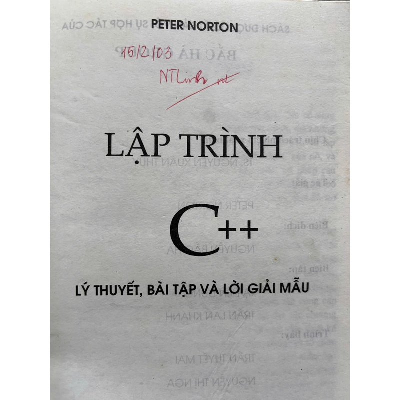 LẬP TRÌNH C++ - LÝ THUYẾT,BÀI TẬP VÀ LỜI GIẢI MẪU 528806