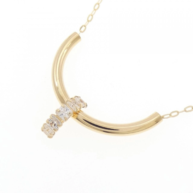 K18YG Cubic Necklace - Hàng hiệu Chính hãng 857836