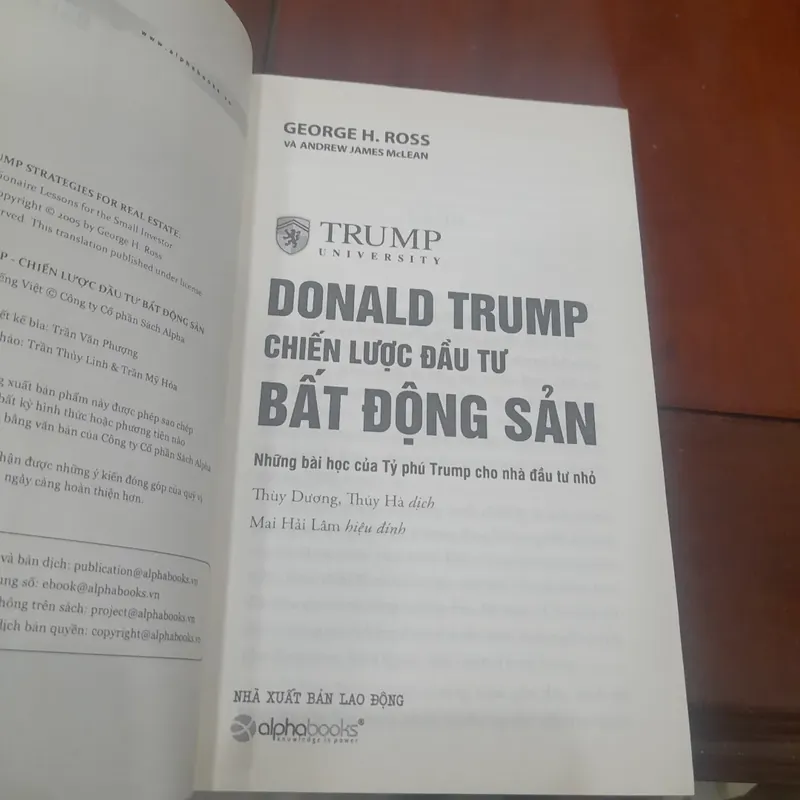 DONALD TRUMP, chiến lược đầu tư BẤT ĐỘNG SẢN 570159