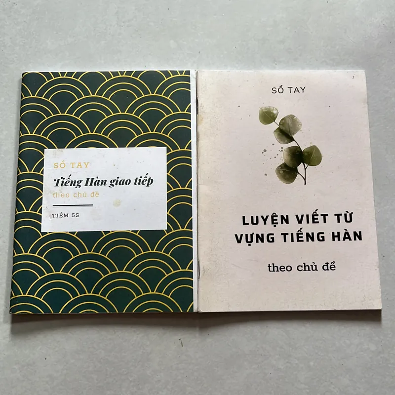 Sổ tay Tiếng Hàn (2 cuốn) - Tặng khi mua sách ở tiệm! 589919