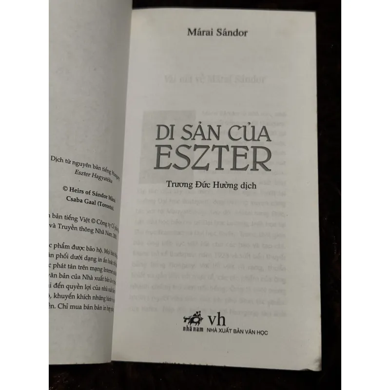 Di sản của Eszter 702986