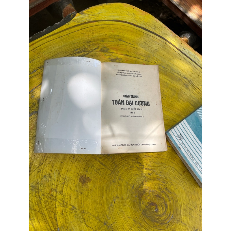 GIÁO TRÌNH TOÁN ĐẠI CƯƠNG PHẦN GIẢI TÍCH 541002