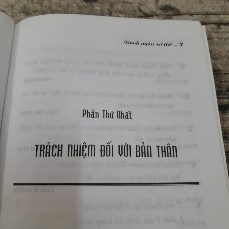 Danh ngôn xử thế- TG Nguyễn Hữu Trọng.  762435