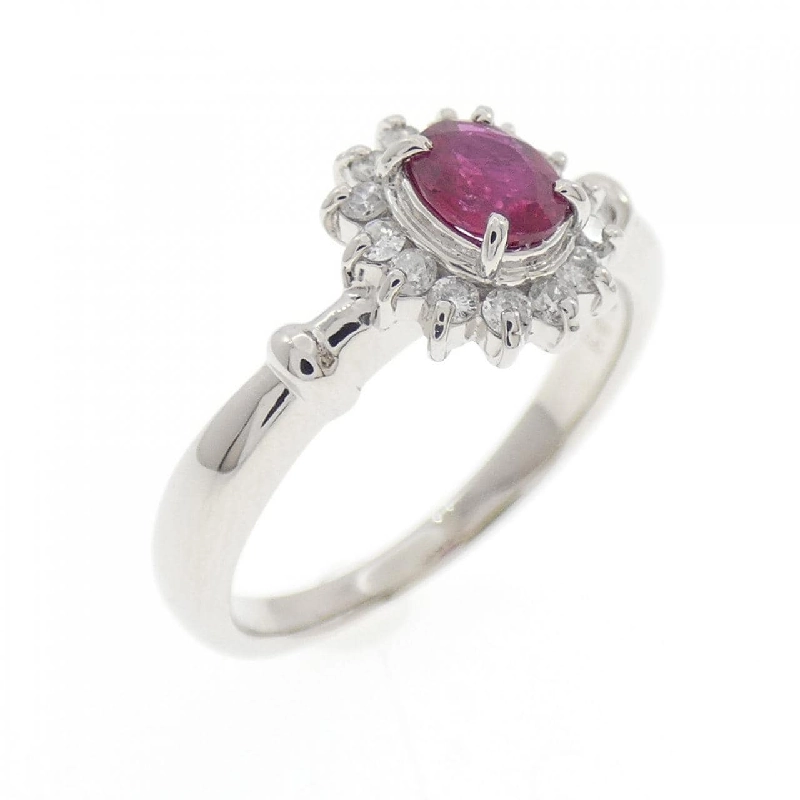 Nhẫn Ruby PT900 0.32CT - Hàng hiệu Chính hãng 850389
