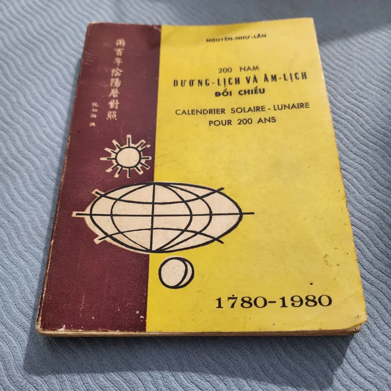 200 năm dương lịch và âm lịch đối chiếu | nguyễn như luân | 1968 1000888