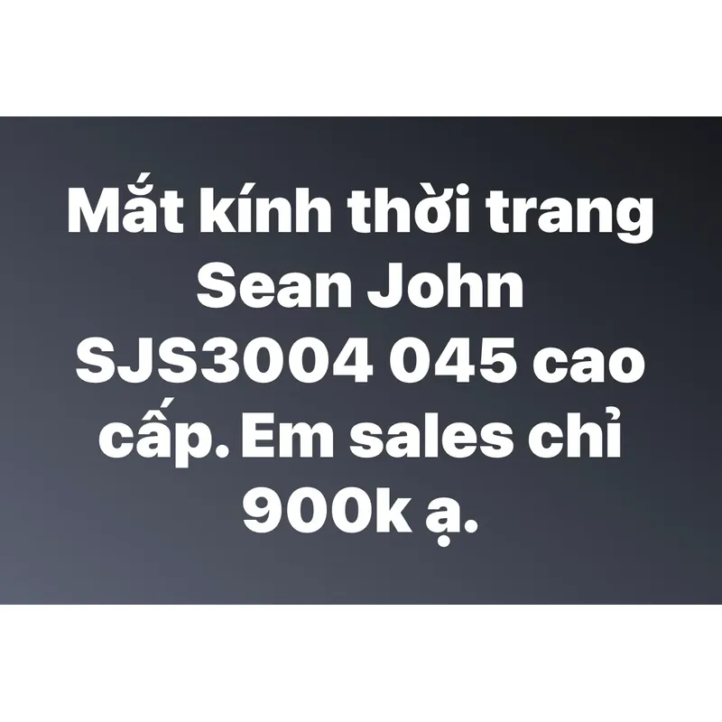Mắt kính thời trang Sean John 653868