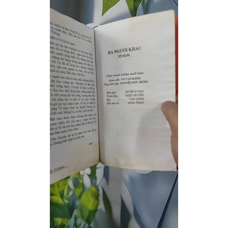 [MIỄN PHÍ BỌC SÁCH] Ba Người Khác - Tô Hoài 798345