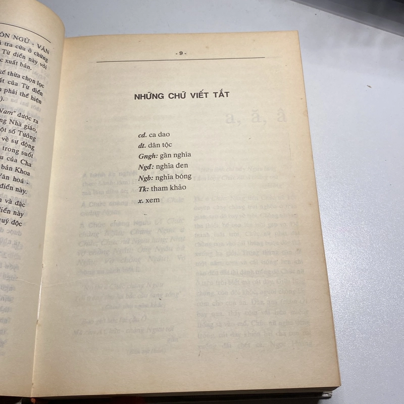 TỬ ĐIỂN THÀNH NGỮ VÀ TỤC NGỮ VIỆT NAM, BẢN BÌA CỨNG, XUẤT BẢN NĂM 1995 475642