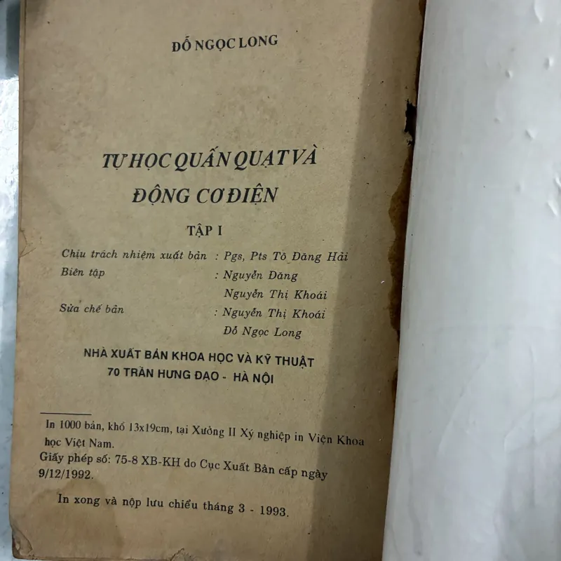 Tự học quấn quạt và động cơ điện (Tập 1) 1025168