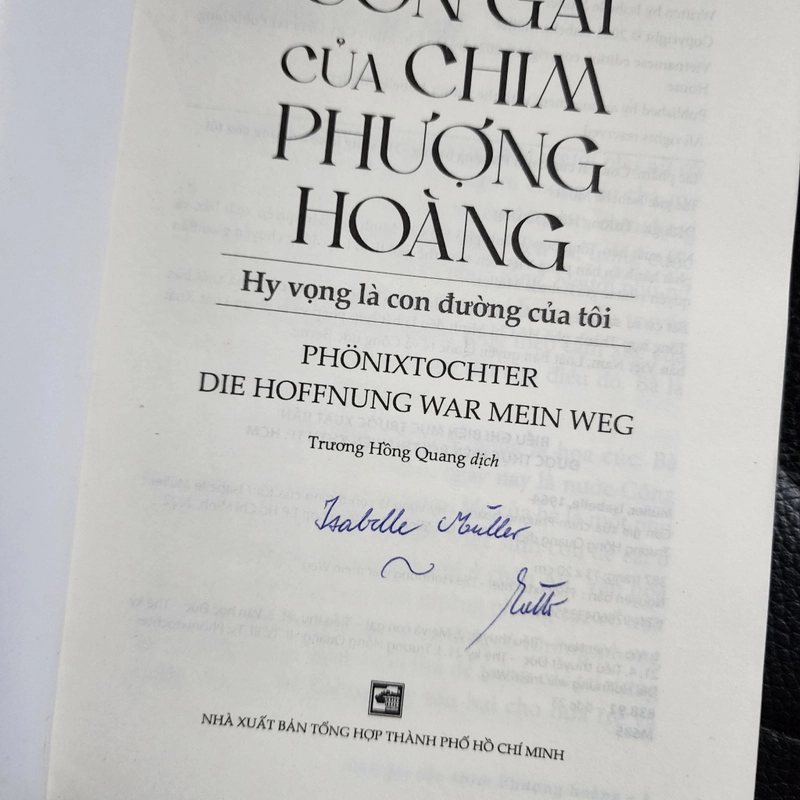 Con gái của chim phượng hoàng | chữ ký tác giả Isabeller Muller 502326