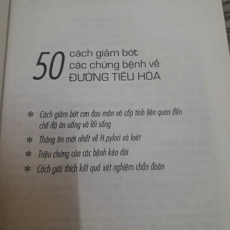 50 cách giảm bớt các chứng bệnh về Đường Tiêu Hóa. Bác sỹ Lan Phương 693747