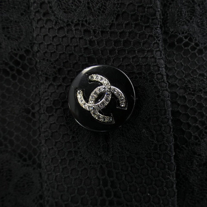 【Khuyến mãi】Áo khoác không cổ CHANEL 643785