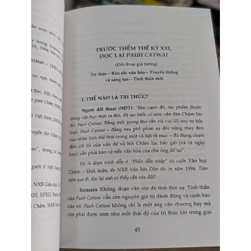 VĂN HOÁ - XÃ HỘI CHĂM: NGHIÊN CỨU VÀ ĐỐI THOẠI - INRASARA 318008