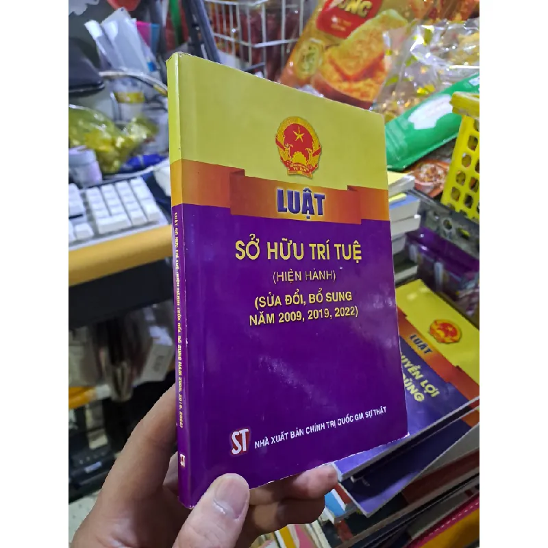 Luật sỡ hữu trí tuệ sửa đổi bổ sung 2009 2019 2022 mới 90% 2022 GIÁO TRÌNH, CHUYÊN MÔN HCM1709 560041