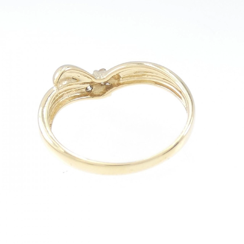 Nhẫn kim cương K18YG 0.06CT 672590