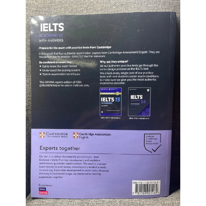 Ielts academic 15 2020 mới 90% HPB1105 351302