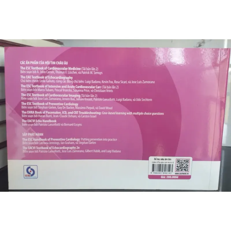Sổ Tay Siêu Âm Tim - Patrizio Lancellotti, Bernard Cosyns mới 90% 752435