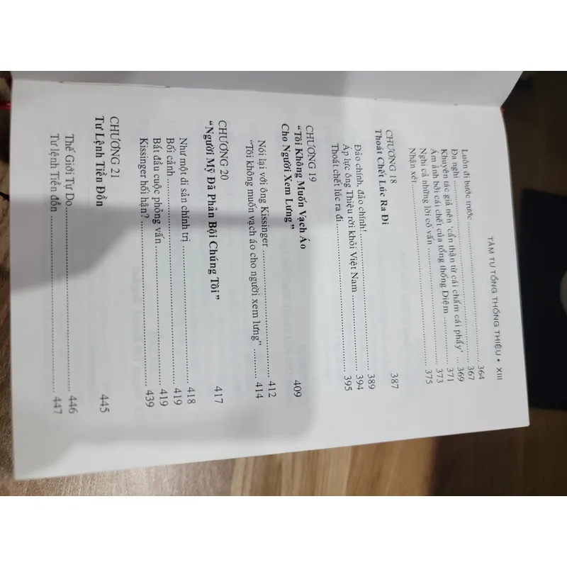 Tâm tư tổng thống Thiệu 674052