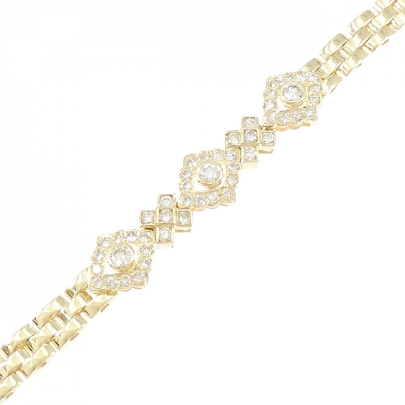 K18YG Vòng tay kim cương 0.77CT - Hàng hiệu Chính hãng 872768