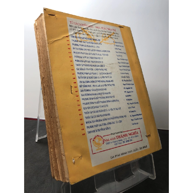 Tuyển tập 351 bài toán hoá học lớp 10 11 12 luyện thi đại học 1999 mới 70% ố vàng Võ Tường Huy HPB3108 GIÁO TRÌNH, CHUYÊN MÔN 451068