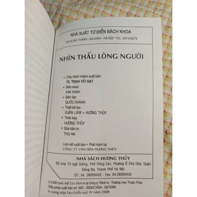 NHÌN THẤU LÒNG NGƯỜI 713505