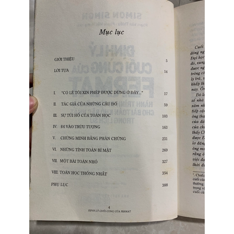 ĐỊNH LÝ CUỐI CÙNG CỦA FERMAT - SIMON SINGH 548106