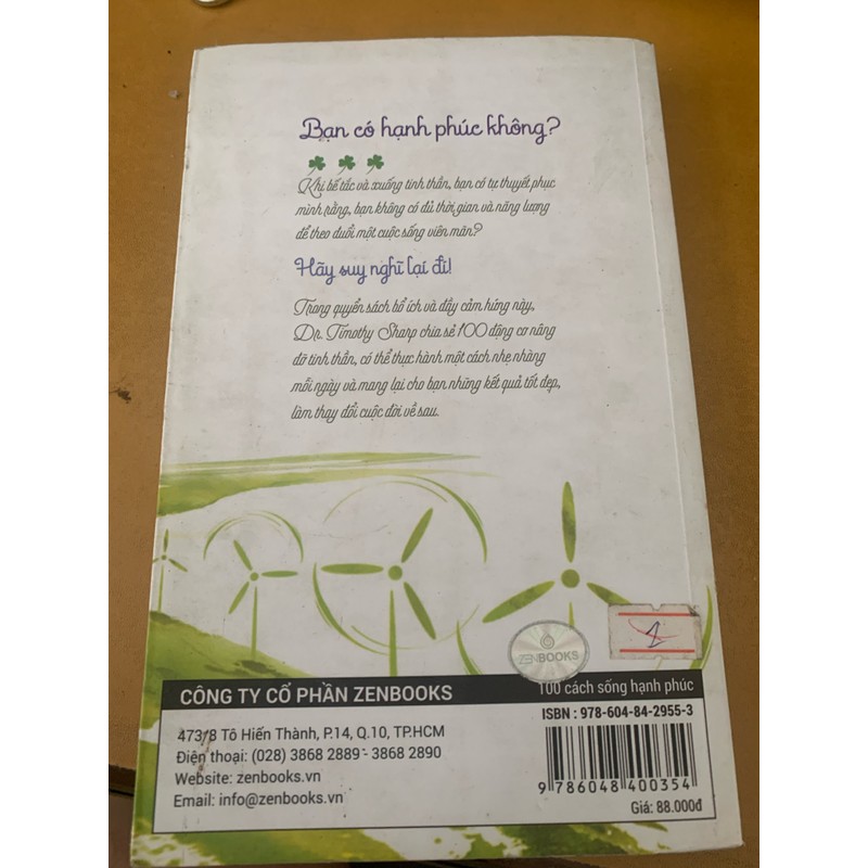 Sách 100 cách sống hạnh phúc 77692