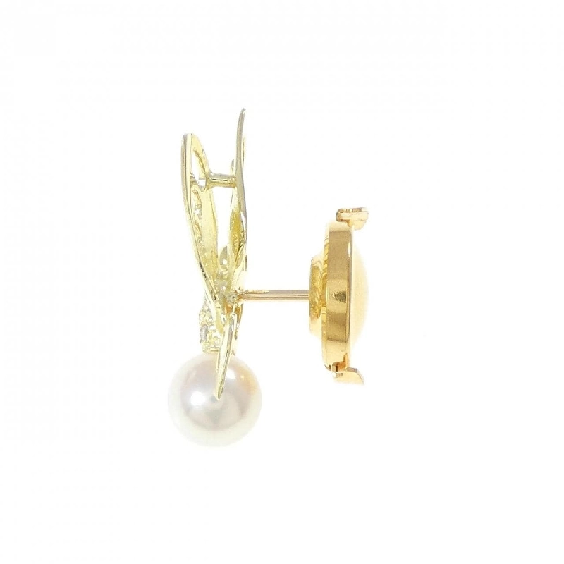 K18YG Bướm Ngọc Trai Akoya Brooch 6.0mm - Hàng hiệu Chính hãng 872472