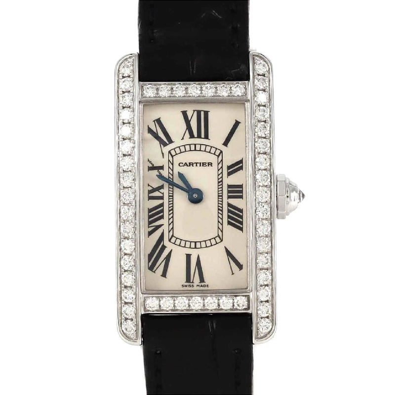 Cartier Tank Americaine SM WG/Cross D WB707331 WG Quartz - Hàng hiệu Authentic 876993