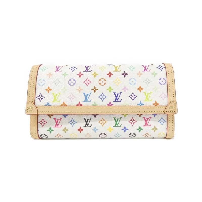 【Sản phẩm chưa sử dụng】Louis Vuitton Multicolor (LV×TM) Portefeuille Sara M13397 Ví 621614