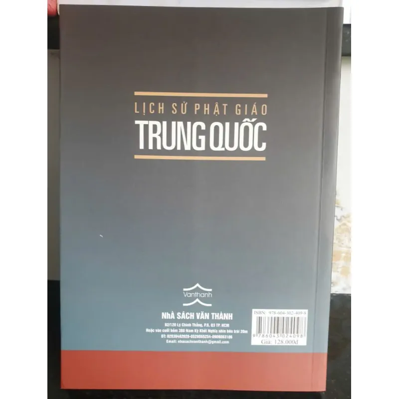 Sách Lịch Sử Phật Giáo Trung Quốc - Thích Tâm Trí mới 90% 660793