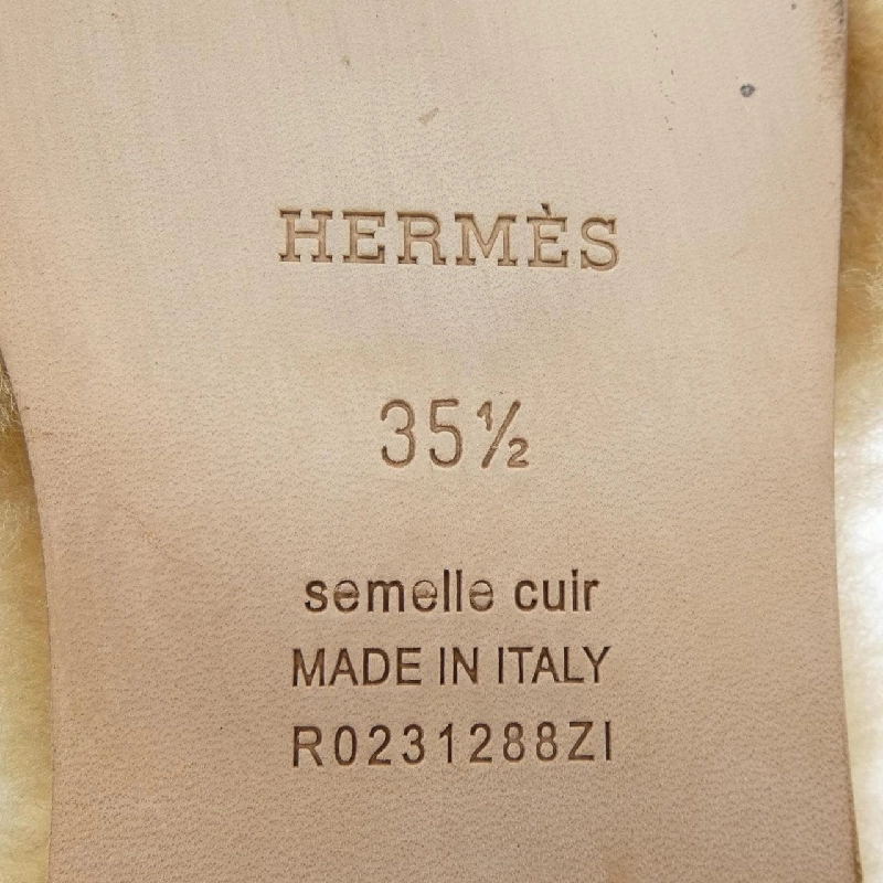 Giày sandal HERMES Oran Shearing 231288Z - Hàng hiệu Chính hãng 827949