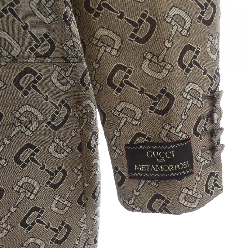 Gucci GUCCI Áo khoác cotton Maxi Horsebit 705284 ZAKIV - Hàng hiệu Chính hãng 891079