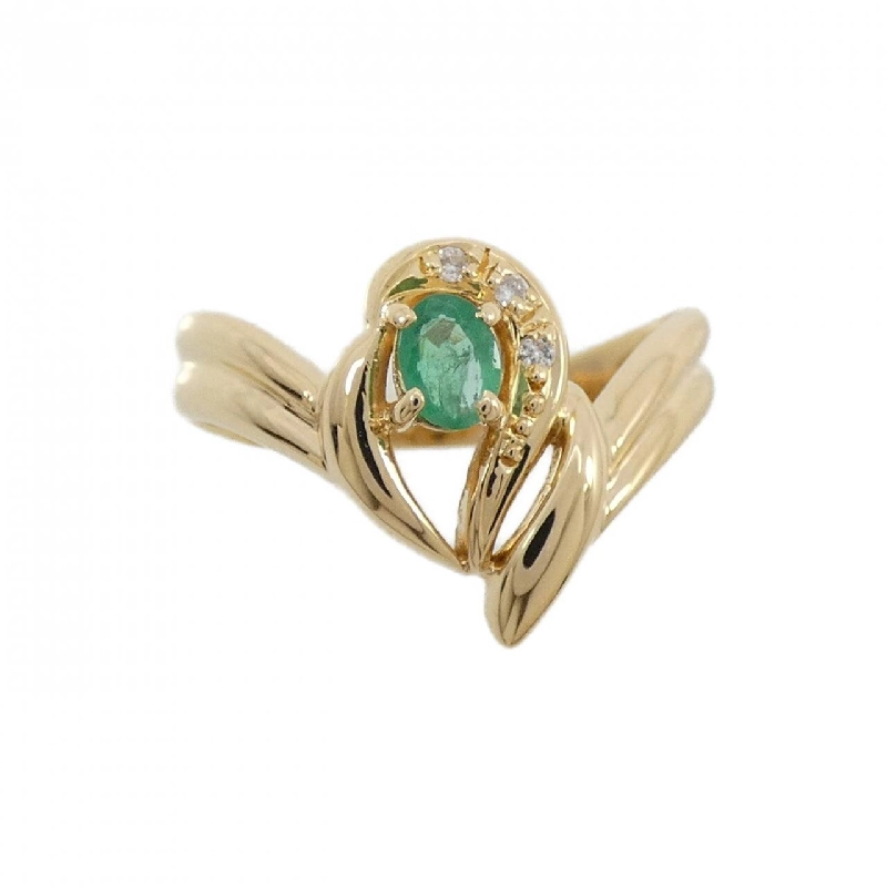 Nhẫn Emerald K18YG 672350