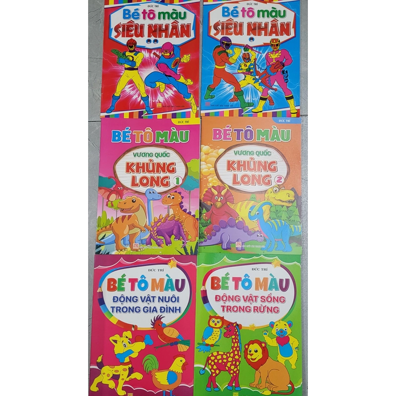 Sách Mới Tô màu Cho Bé Combo 6 cuốn 527761