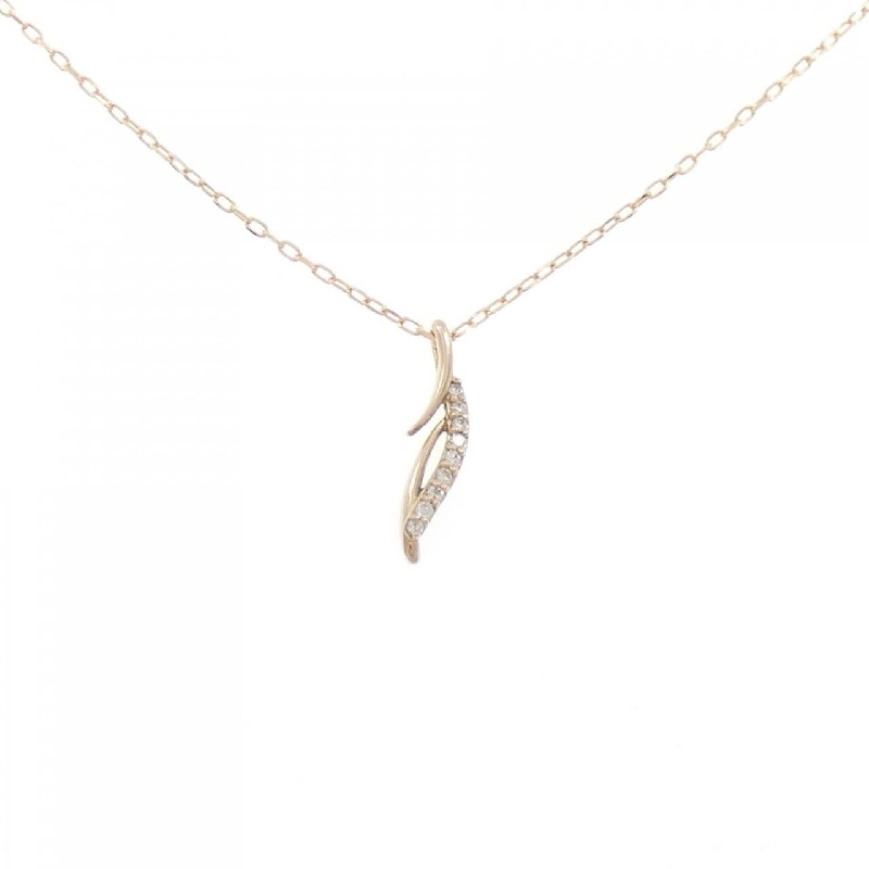 Dây chuyền kim cương K18PG 0.04CT - Hàng hiệu Chính hãng 865890