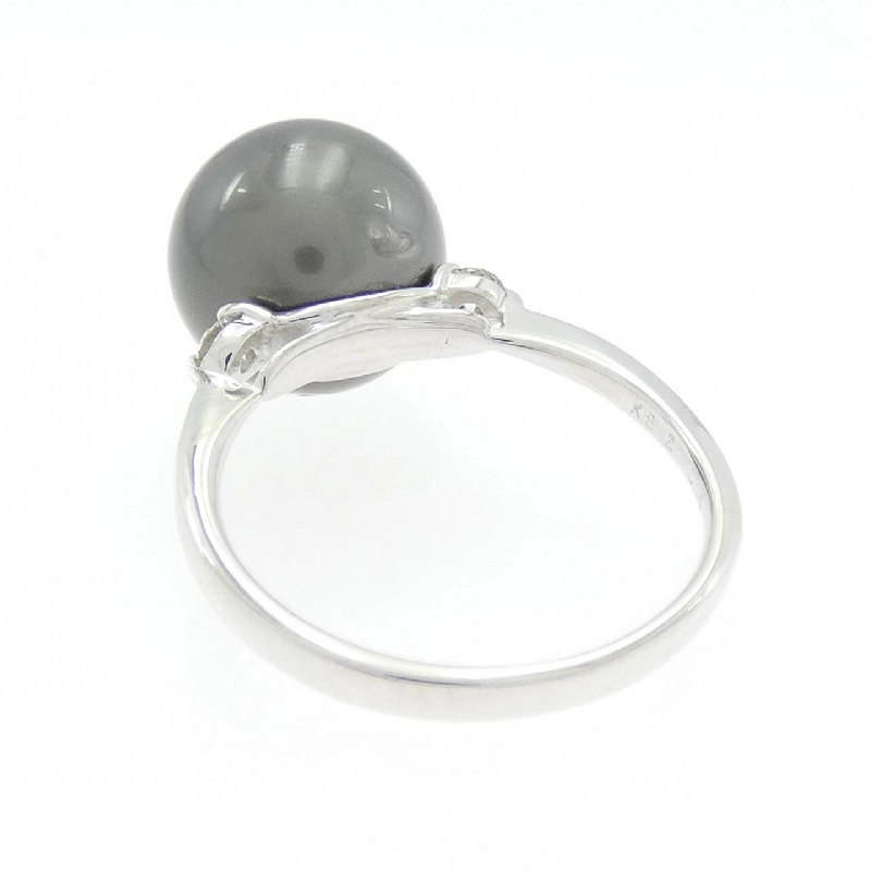 Nhẫn ngọc trai đen K18WG 10.8mm 667484