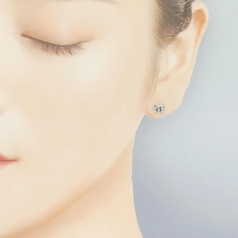 K18WG Bướm Kim Cương Bông Tai 0.13CT - Hàng hiệu Chính hãng 865920